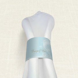 Δαχτυλίδι Πετσέτας Γάμου MyMastoras® - Carte Postale Balloon