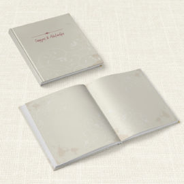 Βιβλίο Ευχών Γάμου MyMastoras® - White Flower