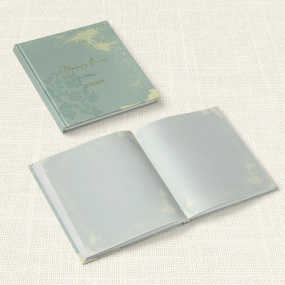 Βιβλίο Ευχών Γάμου MyMastoras® - Watercolor Sky Gold